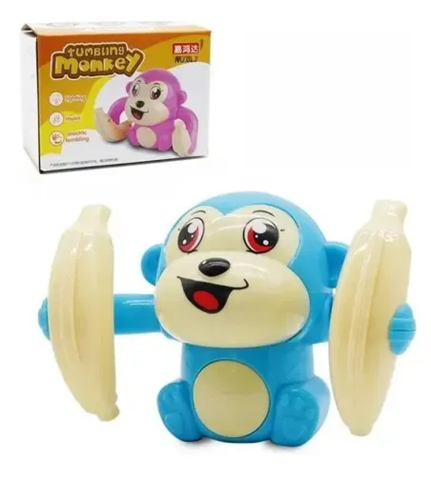 Macaquinho Vira Cambalhota Com Som