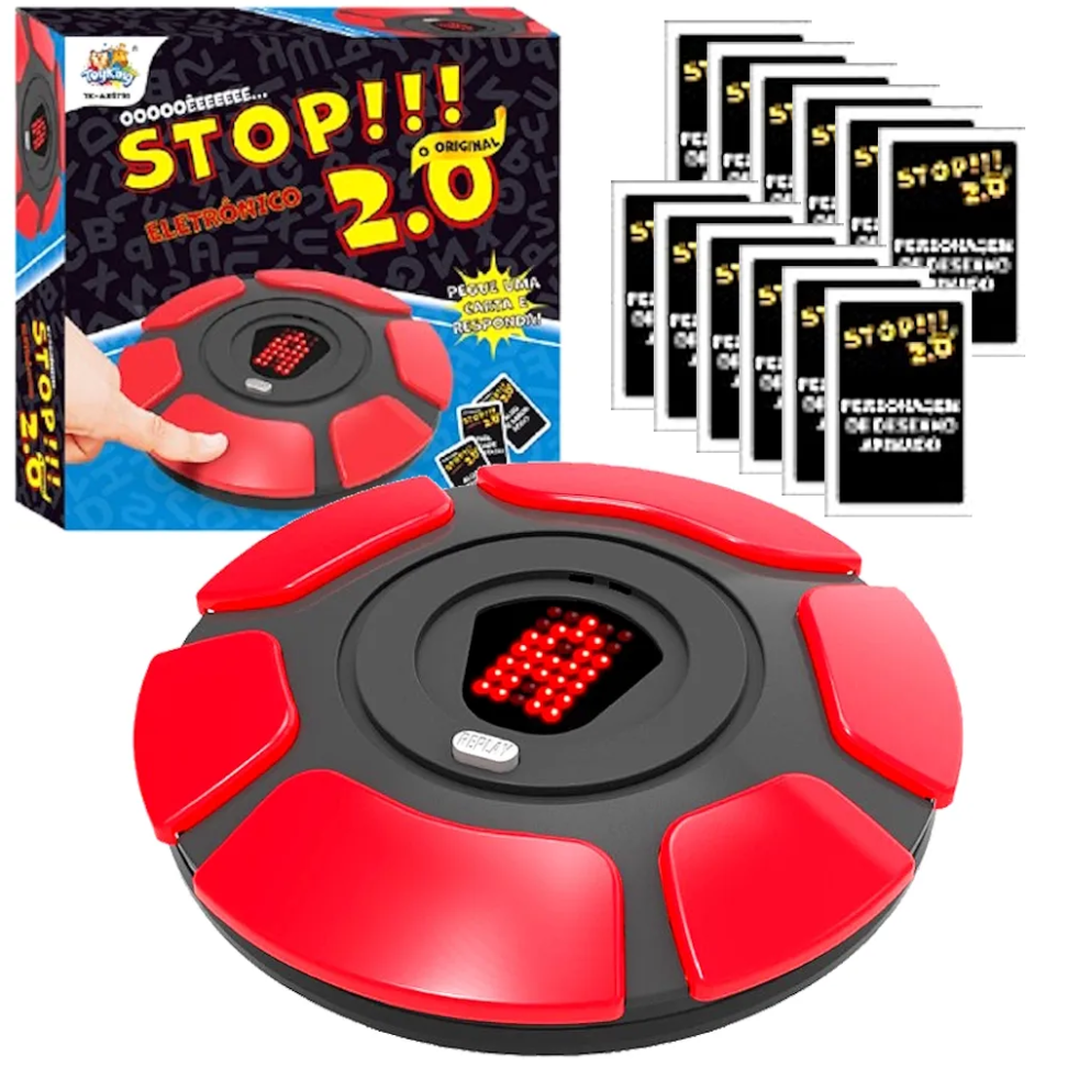 Jogo Stop Eletrônico Stop 2.0 Brinquedo Interativo