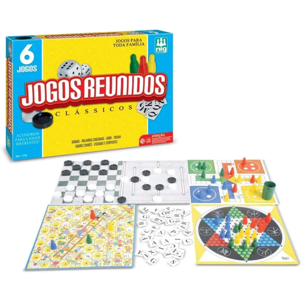 Super Jogos Reunidos - 6 Em 1