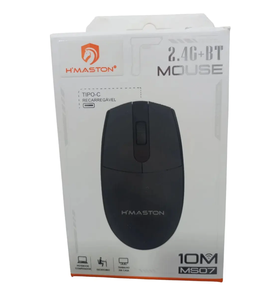 Mouse Sem Fio Recarregável Hmaston