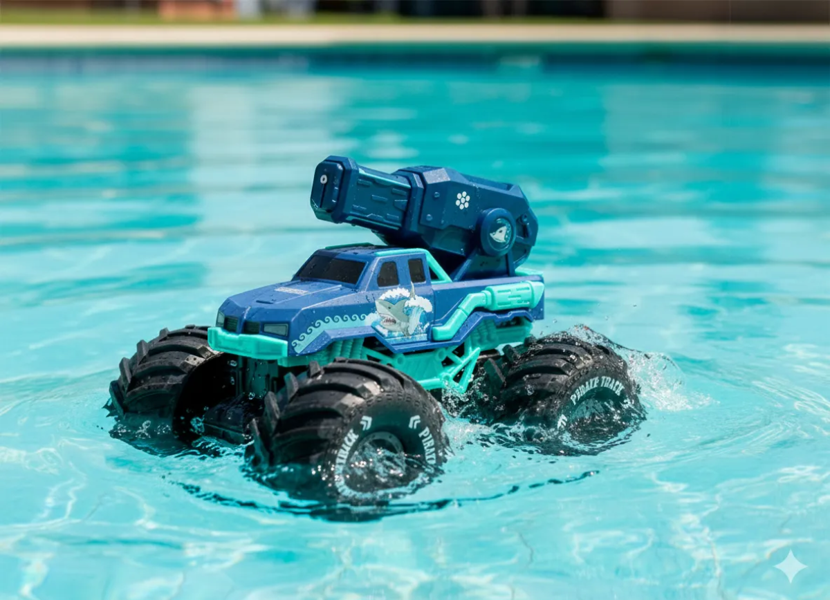 Carrinho De Controle Remoto Hidro Racer Brinquedo para piscina