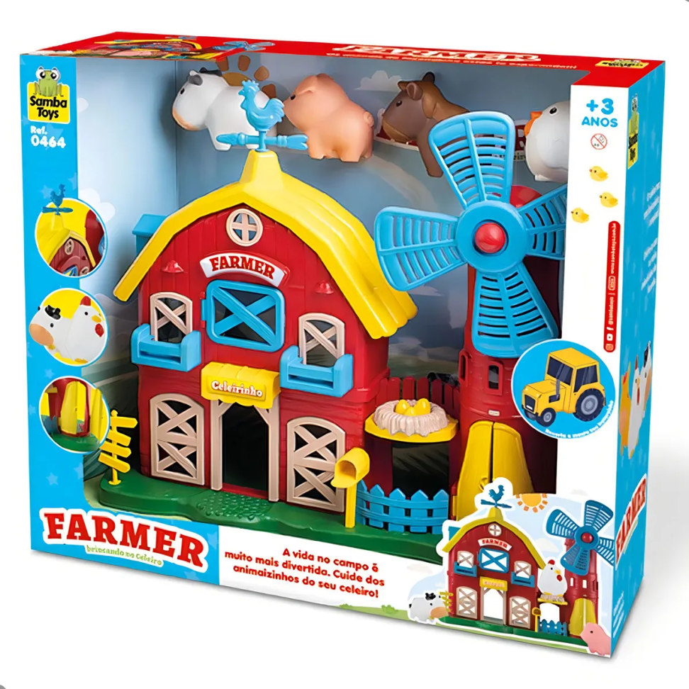 Brincando No Celeiro Animaizinhos Da Fazenda