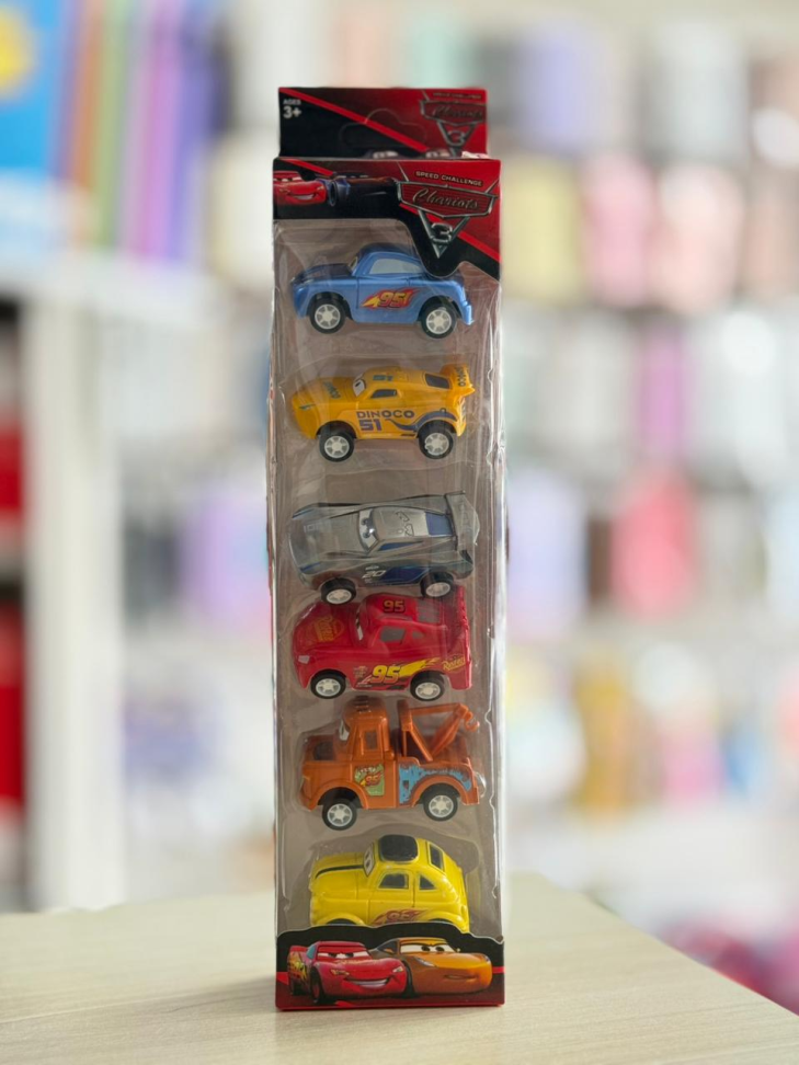 Kit Carros a Fricção com 6 unidades