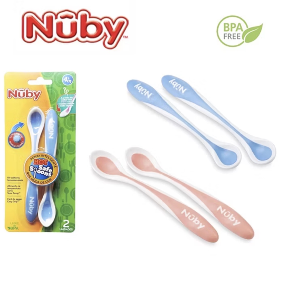 Colheres termossensíveis NUBY