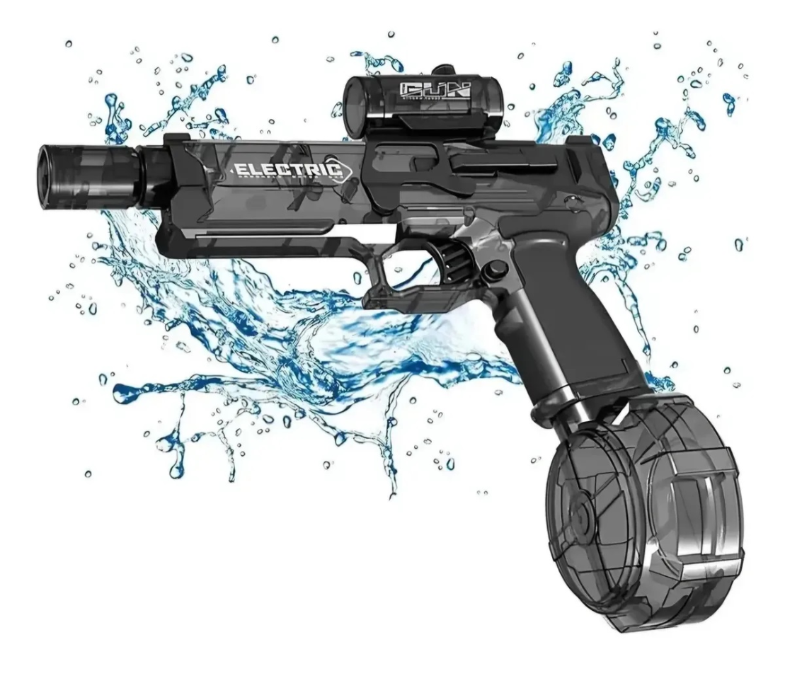 Pistola de Água Elétrica e Recarregável C/ Luz - #3