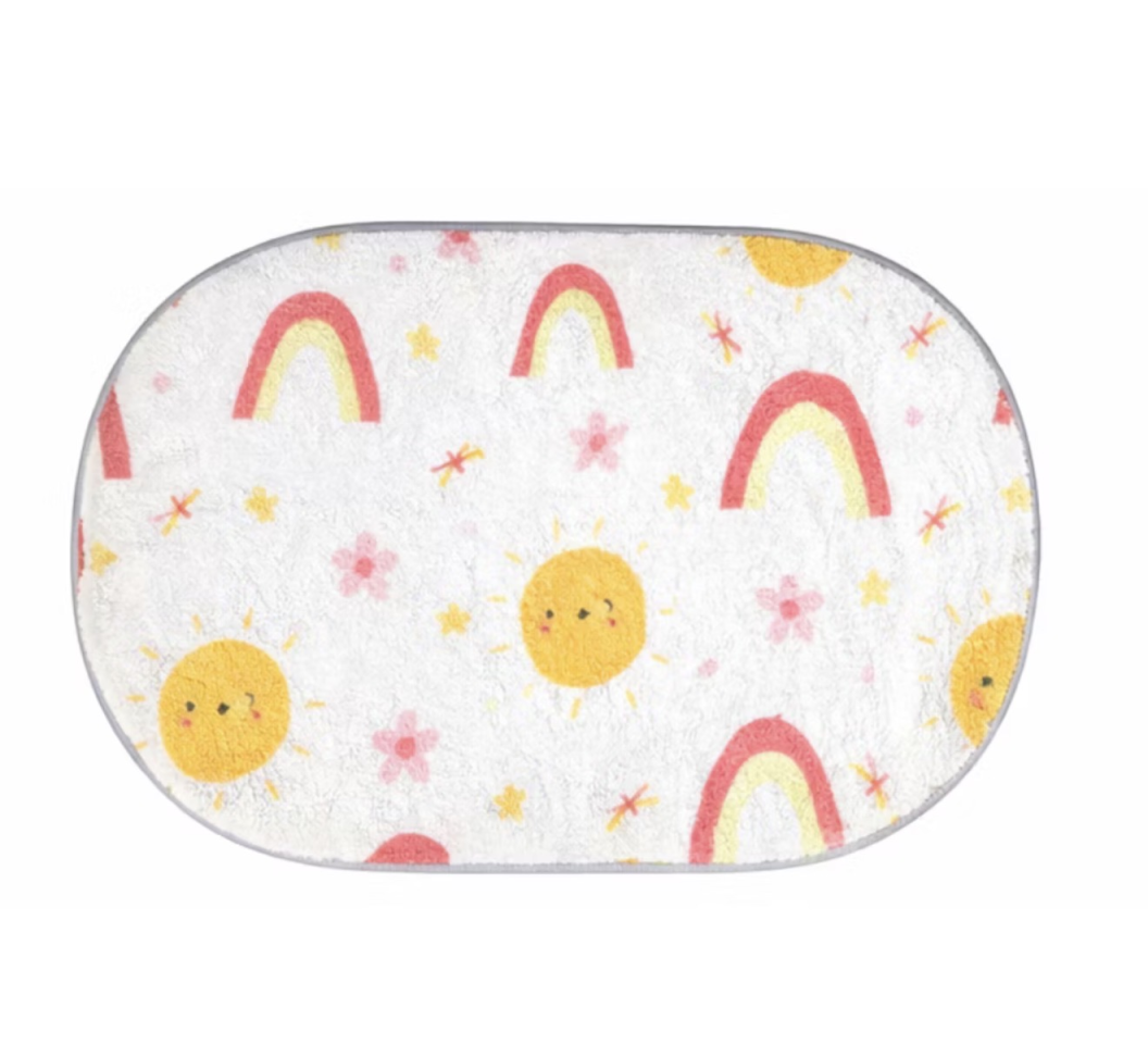 Tapete Decorativo Para Quarto Infantil Peluciado Antiderrapante 40cmx60cm - #3