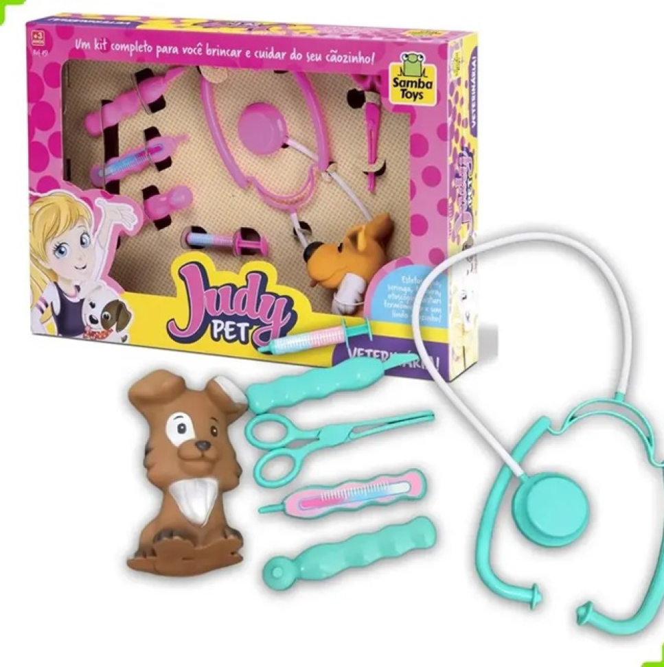 Kit Judy Pet Veterinária - Consultório De Brinquedo