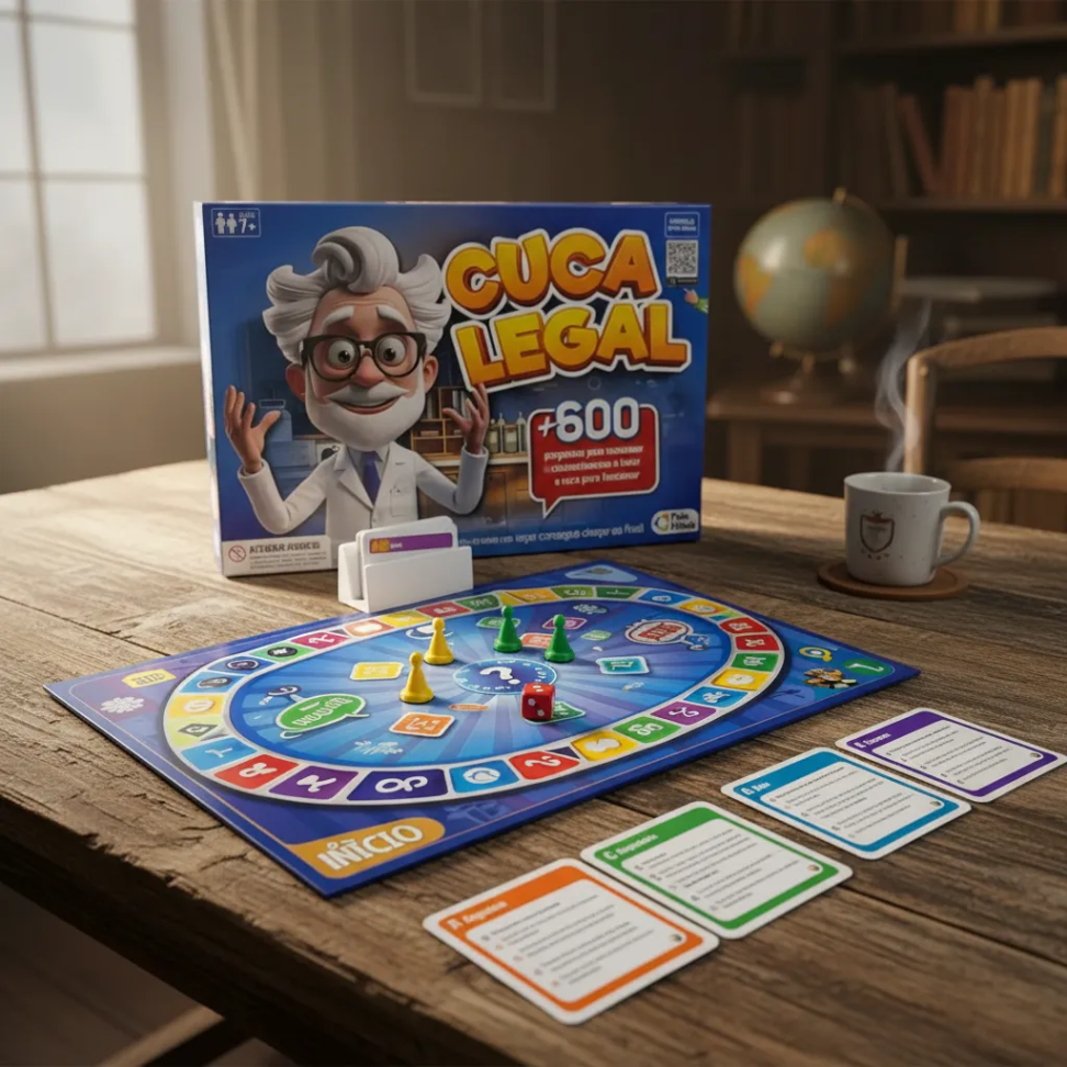 Jogo De Tabuleiro Cuca Legal Perguntas e Repostas