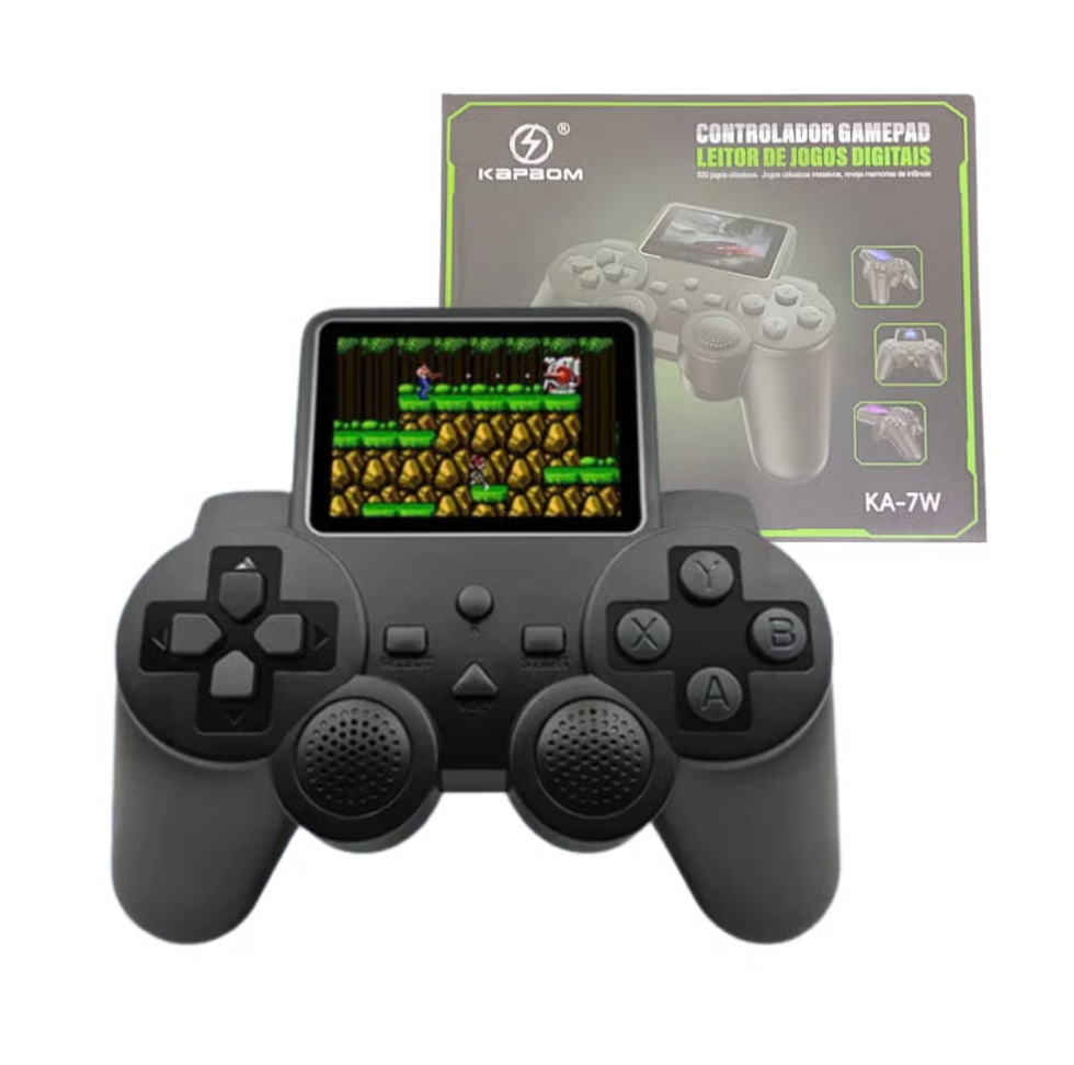 Mini Game Stick Controlador de 520 Jogos Digital Classicos Kapbom