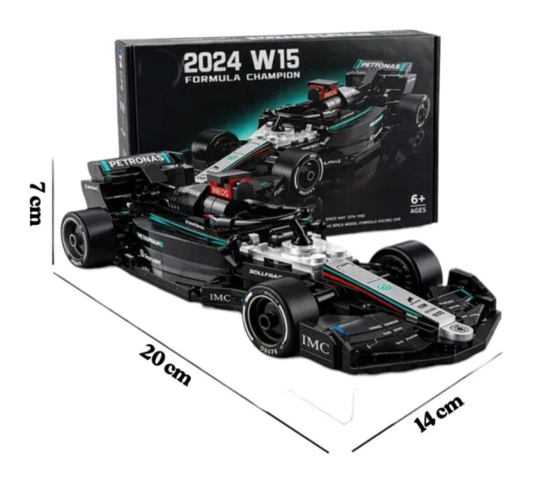 Bloco de Montar / Lego F1 W15 Preto 266 peças