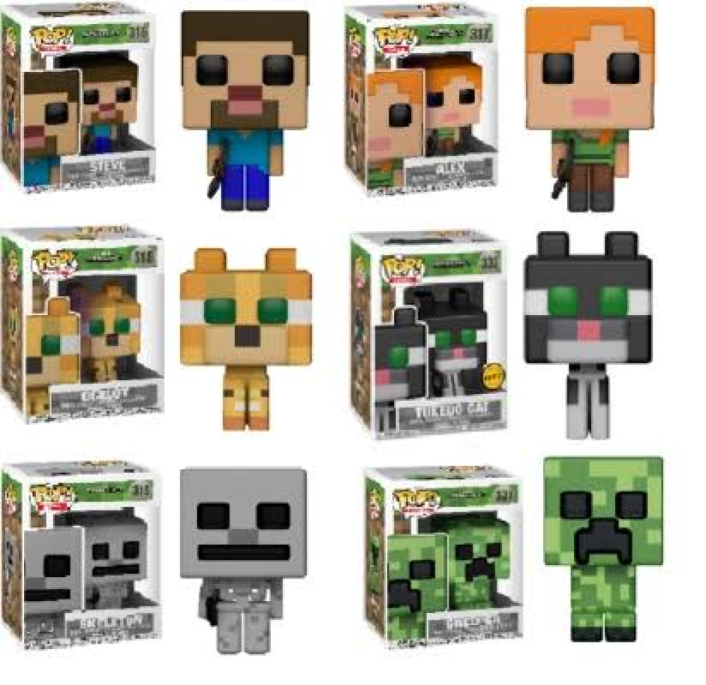 Colecionável Minecraft (Vendidos Separadamente)