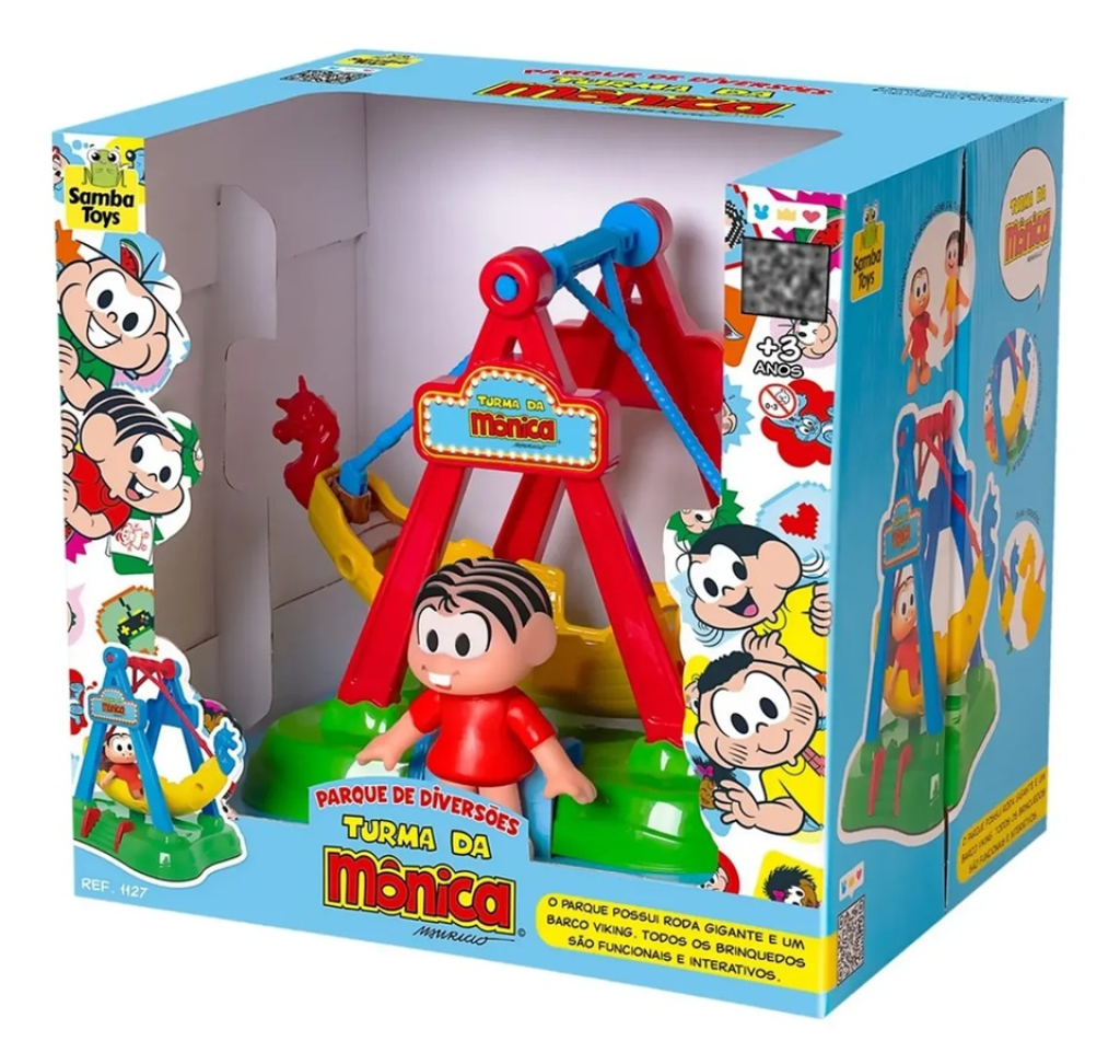 Boneca Monica Playset Barco Viking