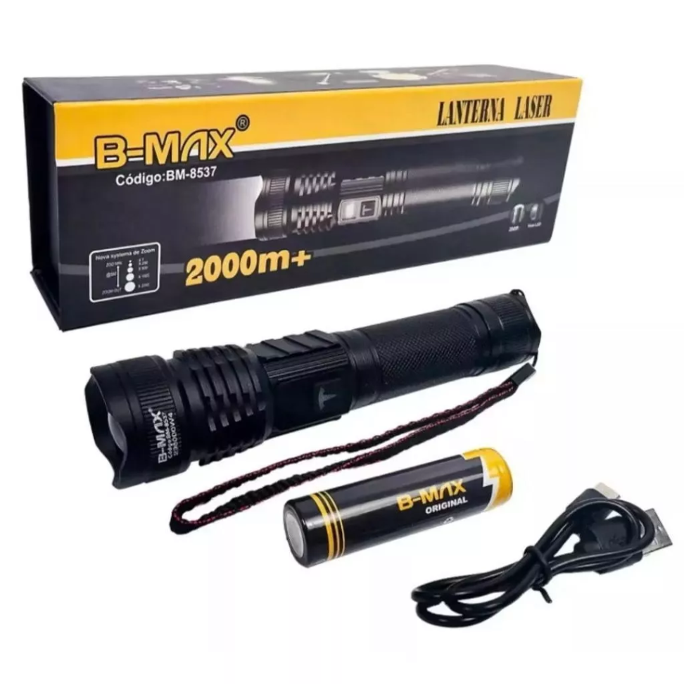 Lanterna Tatica LED USB B-MAX