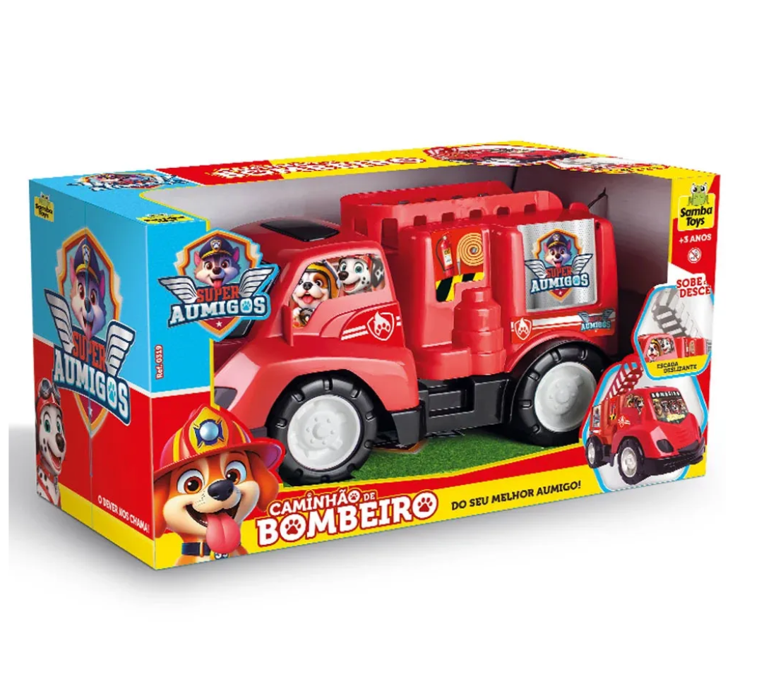 Caminhão de Bombeiro Super Aumigos