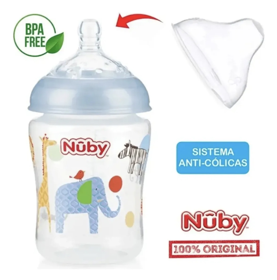 Mamadeira Nuby anticólica
