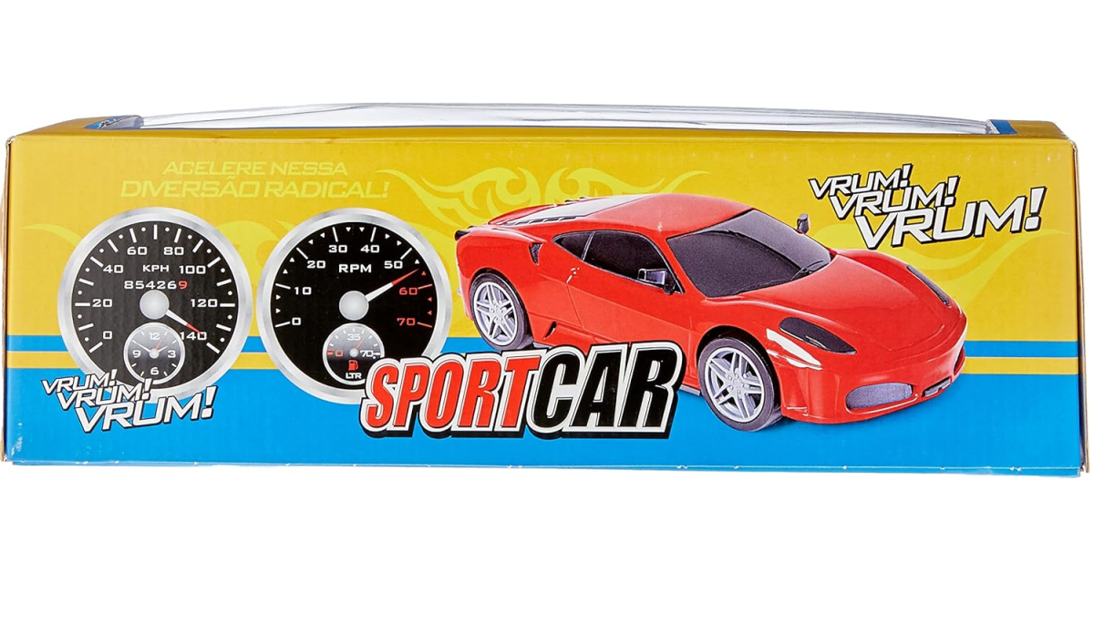 Carrinho De Brinquedo Super Sport Vermelho
