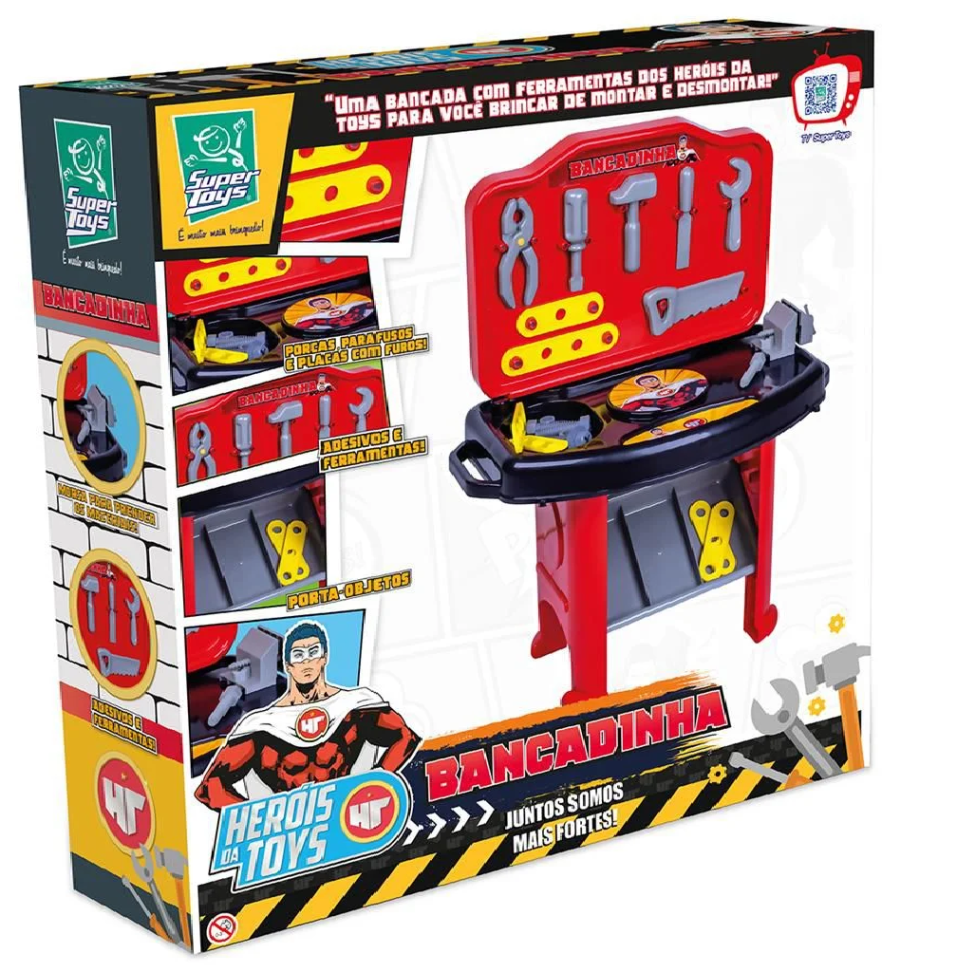 Bancadinha de Ferramentas Super Toys