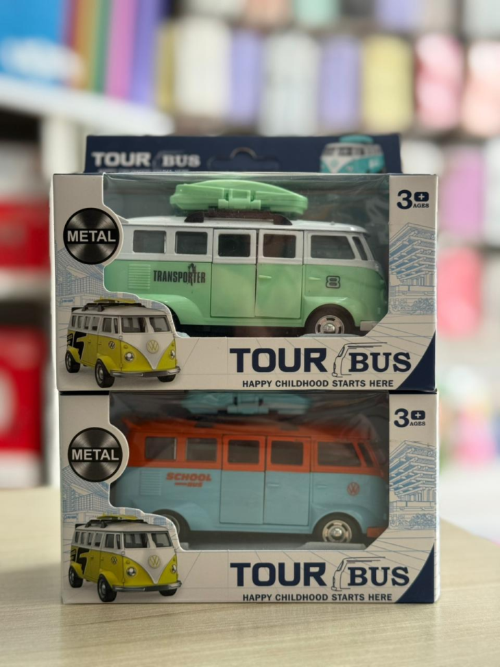 Kombi De Metal c/ Som e Luz Colecionável