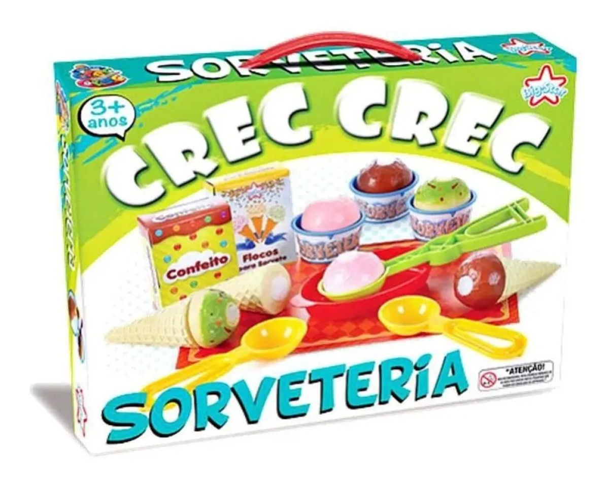 Kit Brinquedo Sorveteria Crec Crec