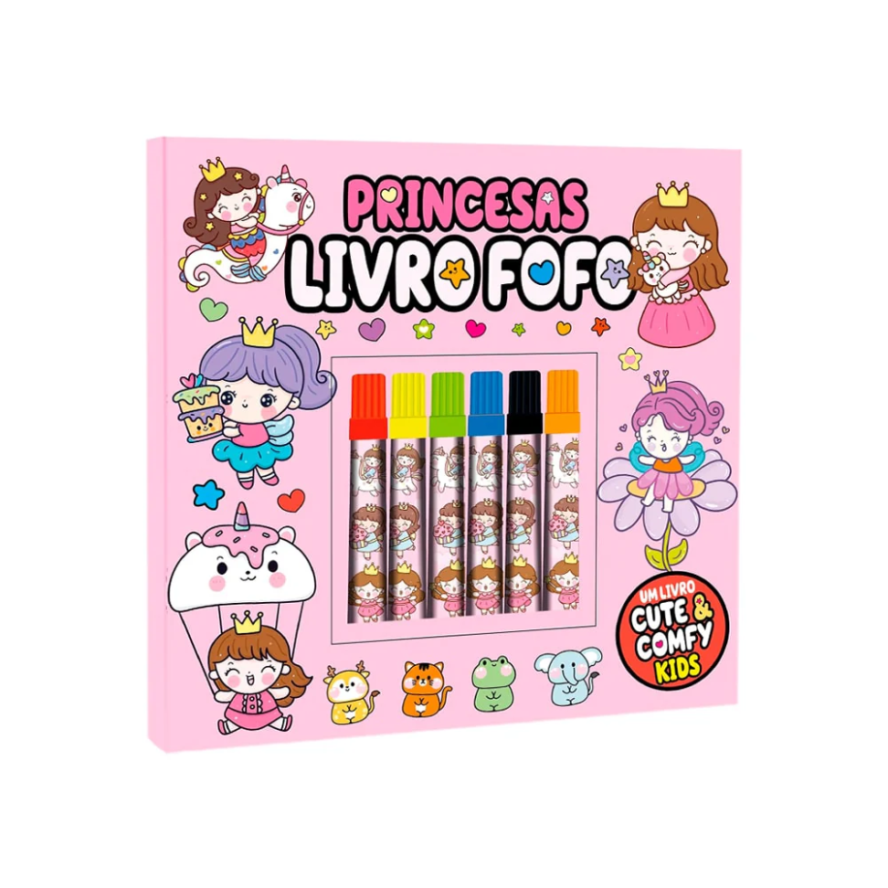 Livros de Colorir Com Canetinhas - Patrulha - Cristão - Princesas