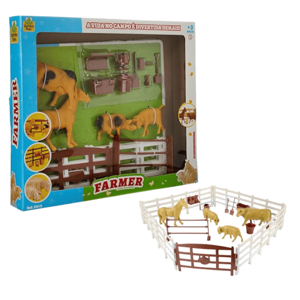 Brinquedo Farmer Minha Fazendinha Completa
