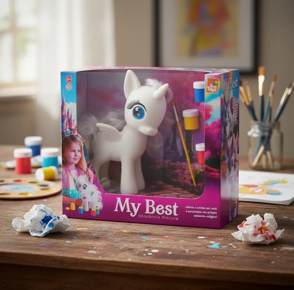My Best Unicórnio Para Pintura - Bee Toys