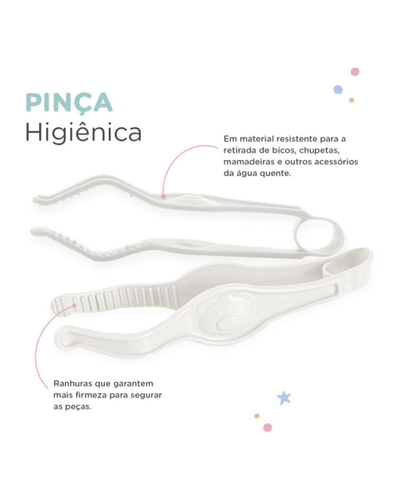 Pinça higiênica