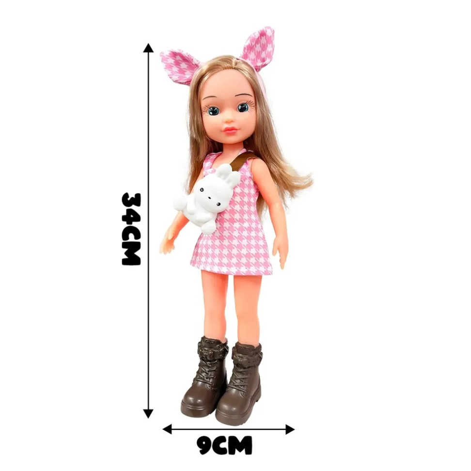 Boneca  Miss Holiday Haras Com Acessórios