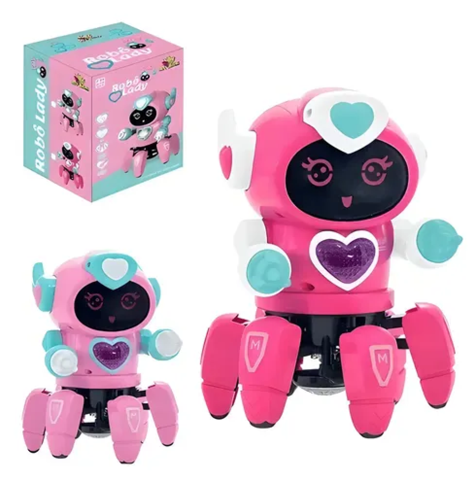 Robô Dançarino Com Som e Luzes - Brinquedo com Movimento