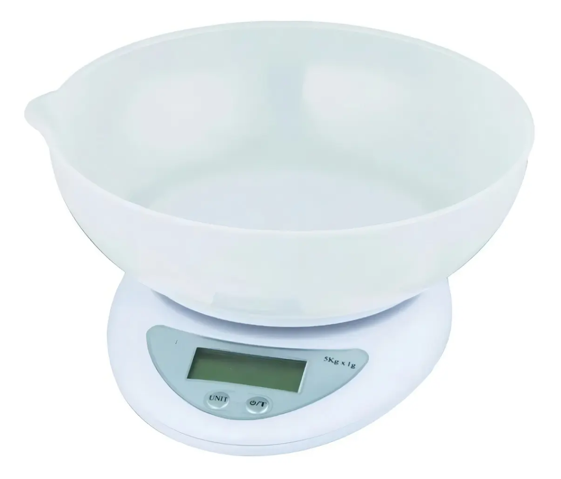 Balança Digital Tomate SF-420 5kg com Recipiente Plástico