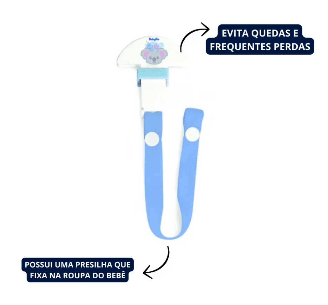 Prendedor de Chupeta Bebê Universal - BabyGo