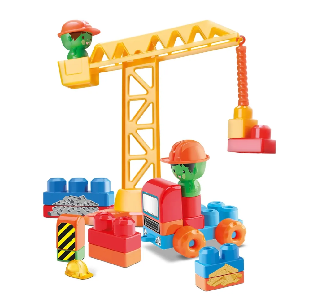 Blocos Tchuco Blocks Construção 55 Peças