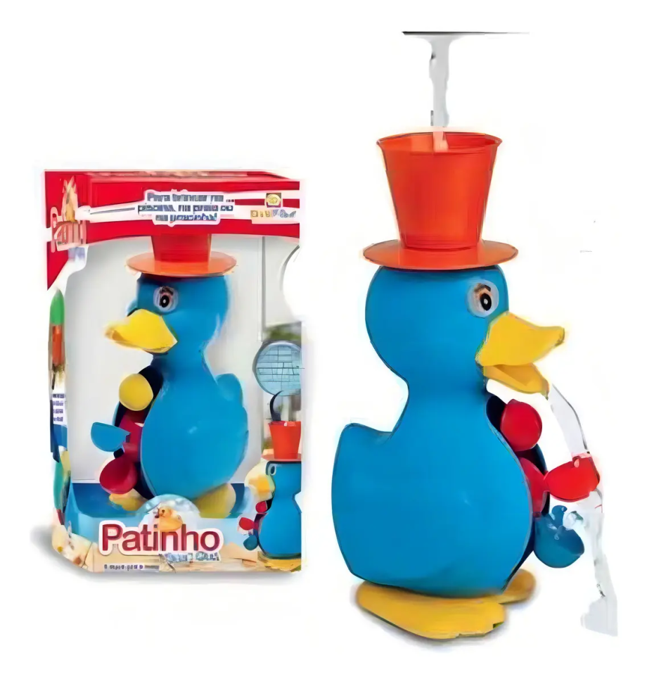Patinho quá-quá Brinquedo Didático Infantil Para Piscina Praia