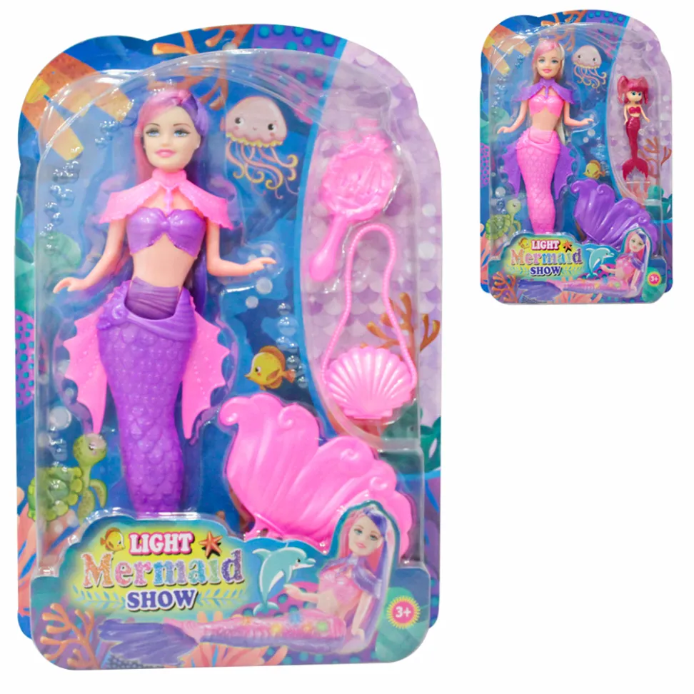 Boneca Sereia Com 3 Peças e Luz - #1