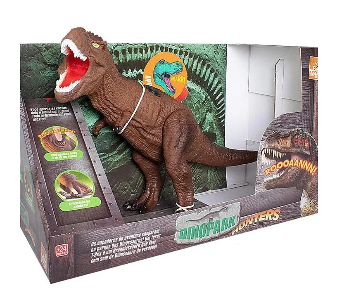 Dinossauro Dinopark T-Rex com Som