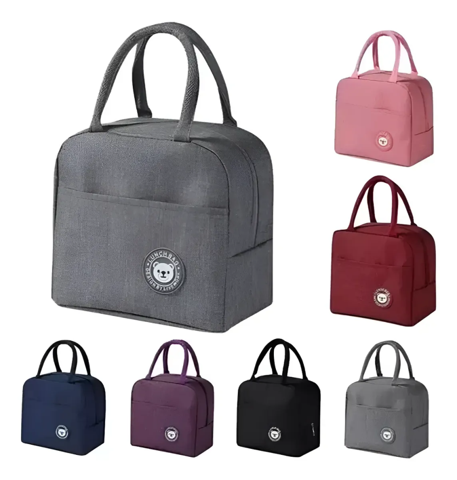 Bolsa Térmica Unissex Marmita Lanche Bebida