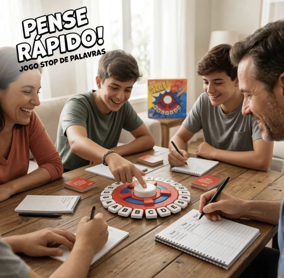 Jogo Stop em Português Responda Rápido - #3