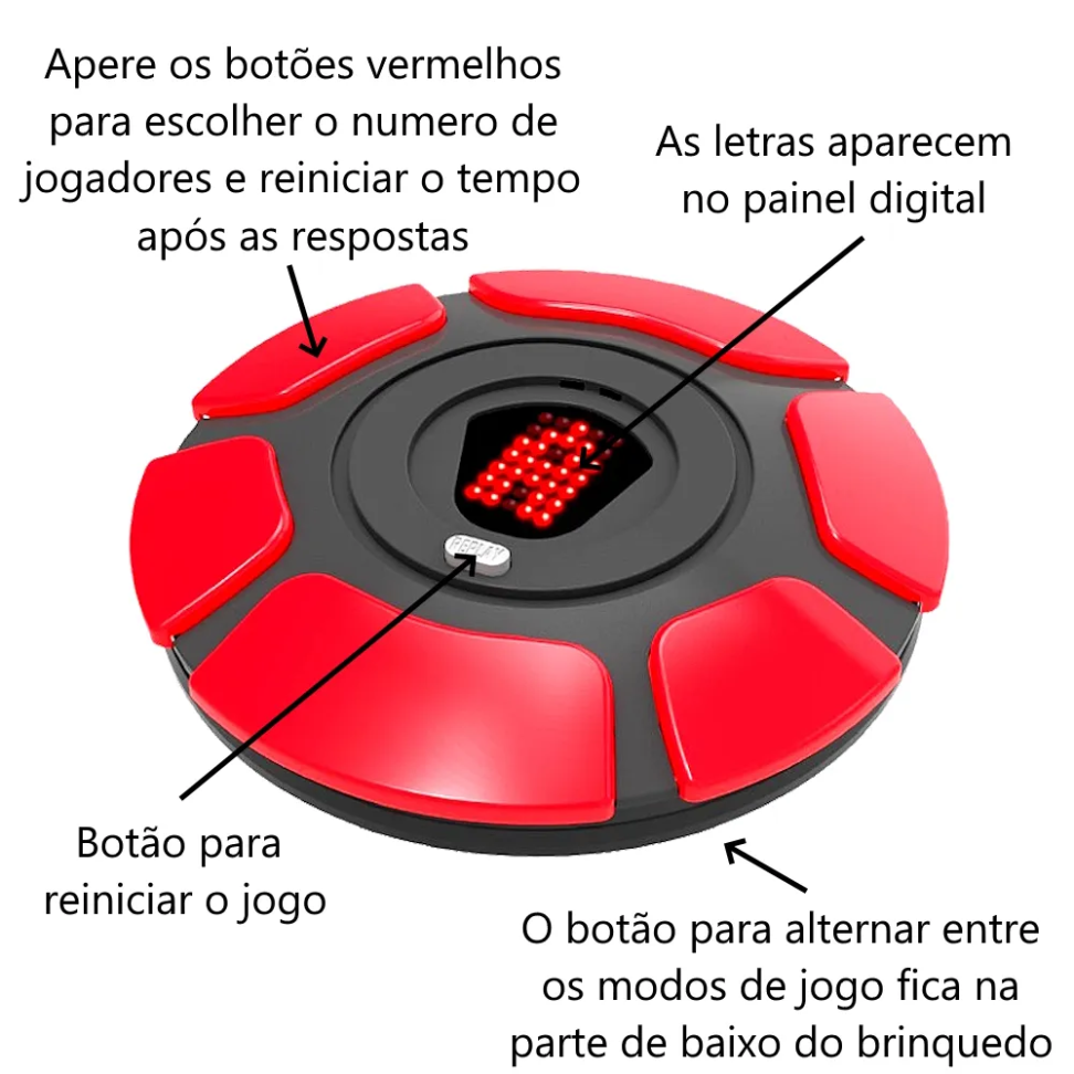 Jogo Stop Eletrônico Stop 2.0 Brinquedo Interativo - #3