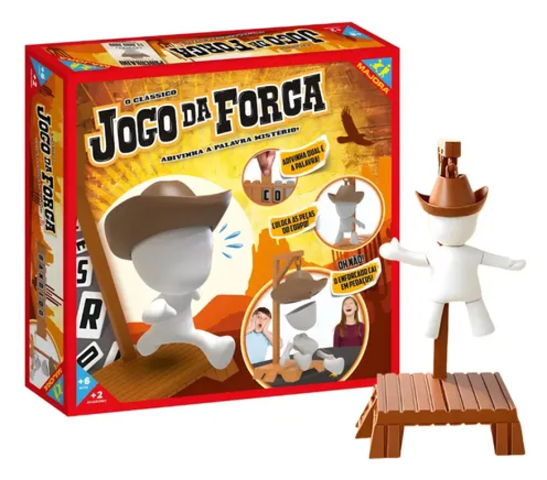 Jogo da Forca Magnético com Boneco Interativo