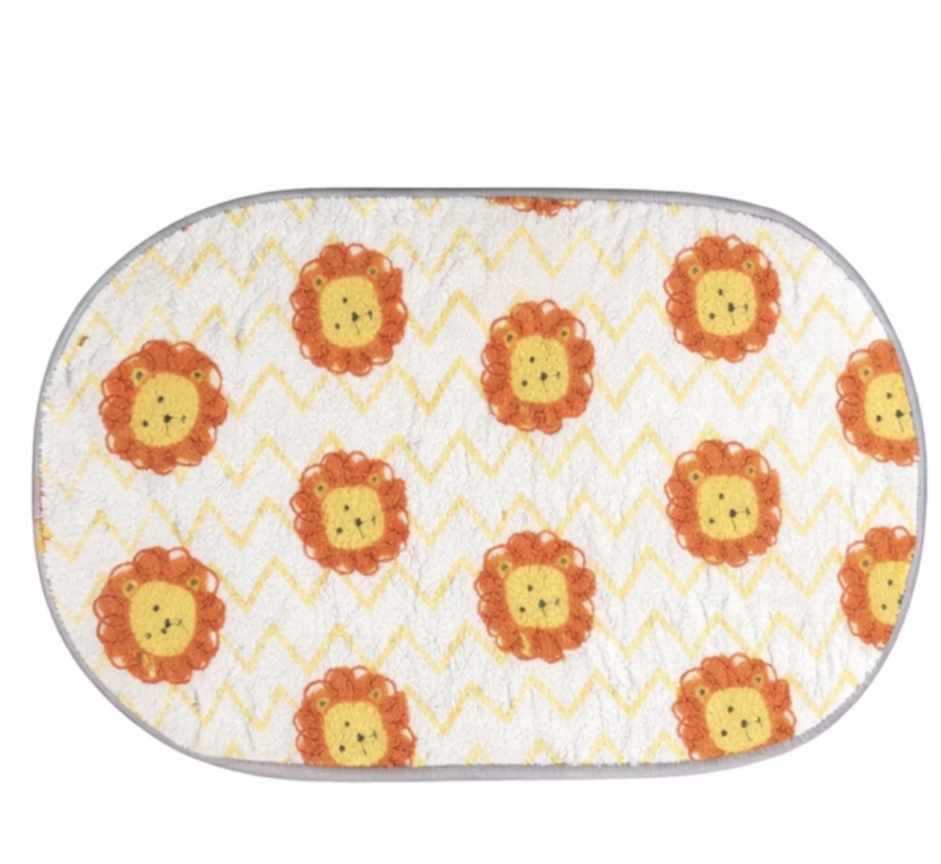 Tapete Decorativo Para Quarto Infantil Peluciado Antiderrapante 40cmx60cm - #5