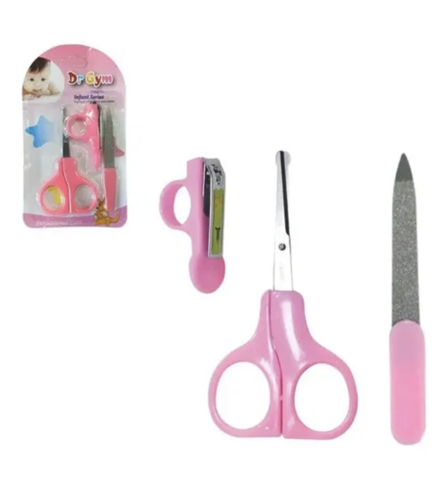 Kit cortador de unha infantil 3 peças