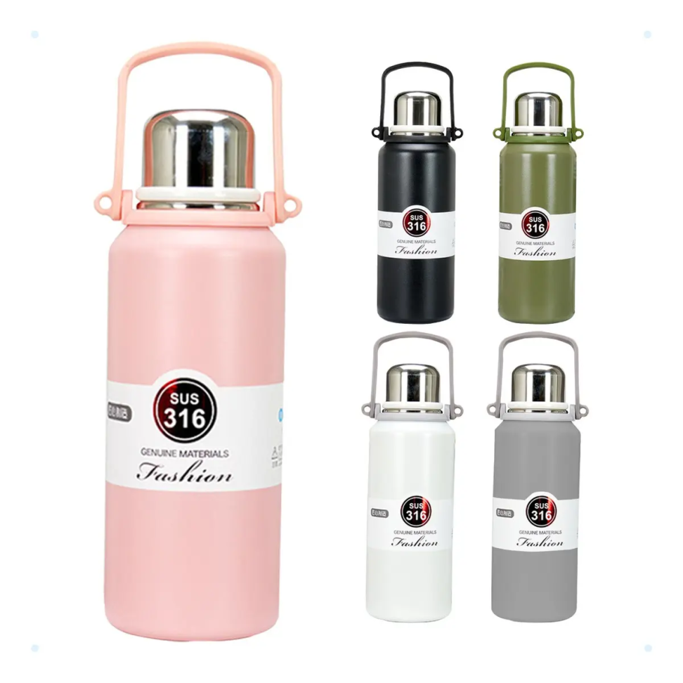 Garrafa Termica Inox 1,2L Café Academia Água Camping