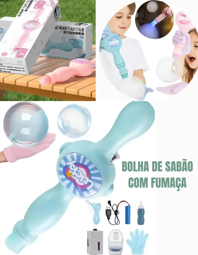 Brinquedo Bolha De Sabão Com Fumaça - #4