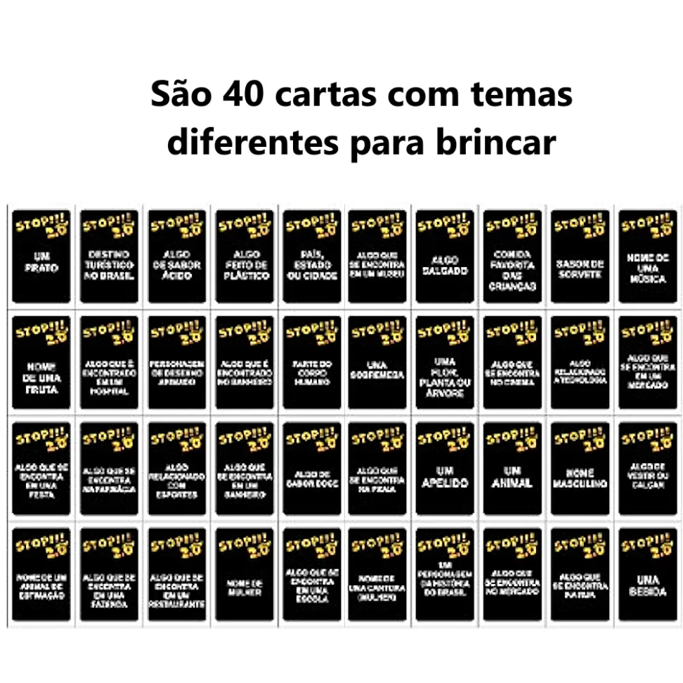Jogo Stop Eletrônico Stop 2.0 Brinquedo Interativo