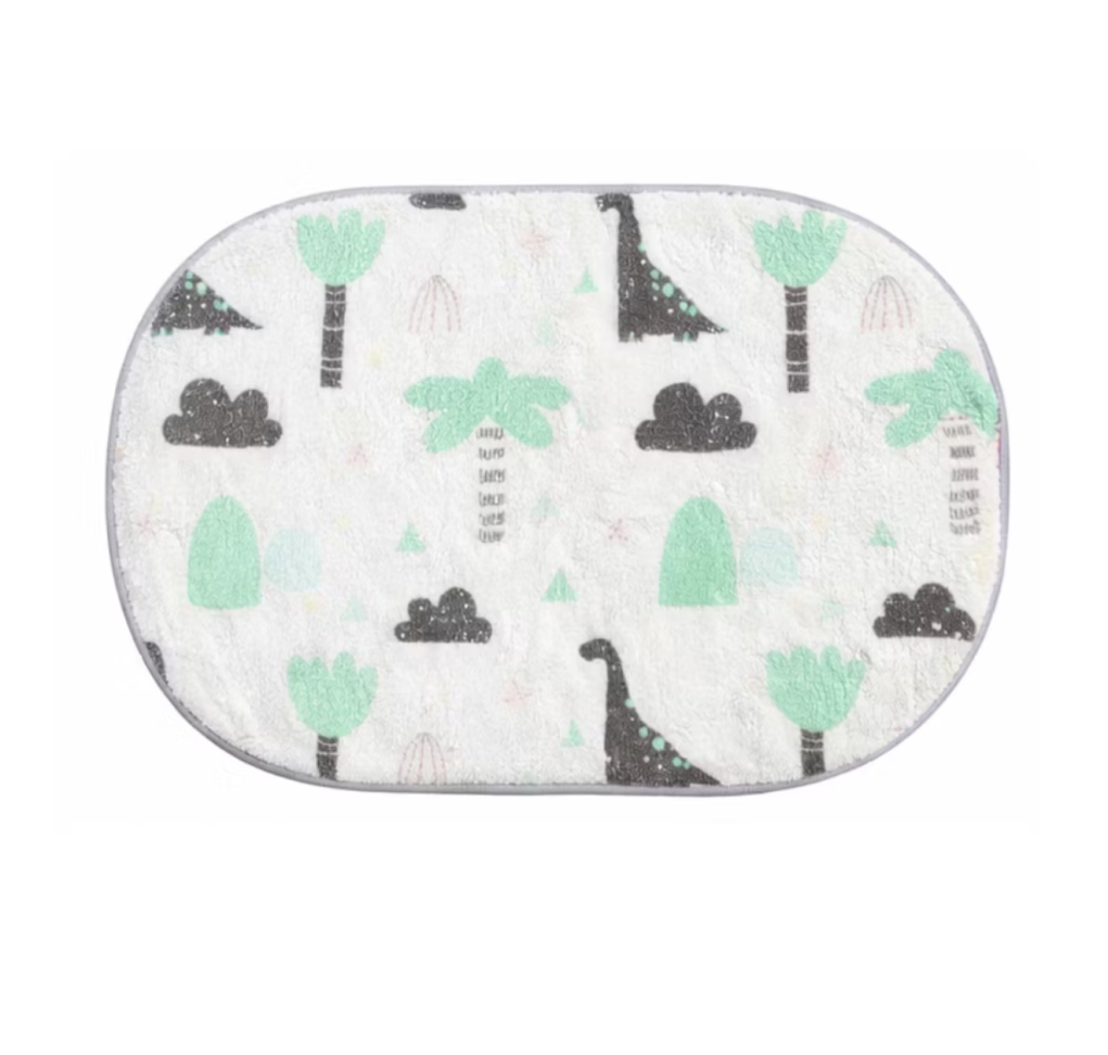 Tapete Decorativo Para Quarto Infantil Peluciado Antiderrapante 40cmx60cm