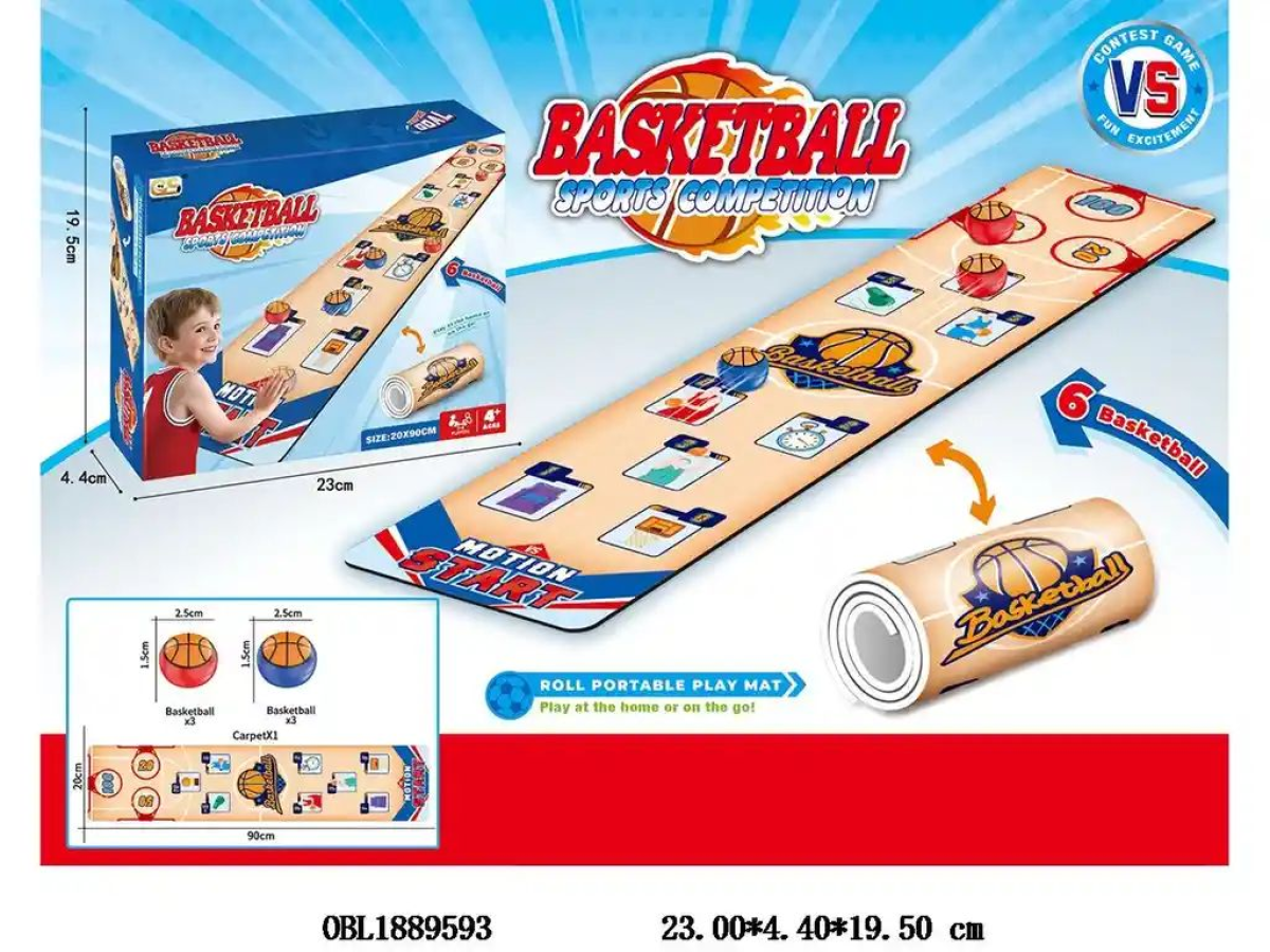 Jogo Basquete Tapete Deslizante