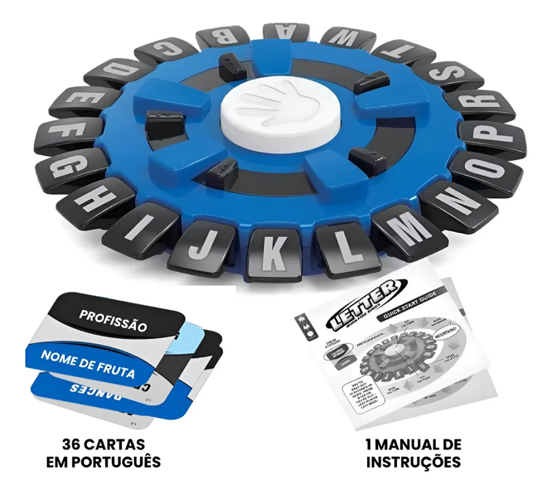 Jogo De Tabuleiro Tapple Português Stop Tapalavras
