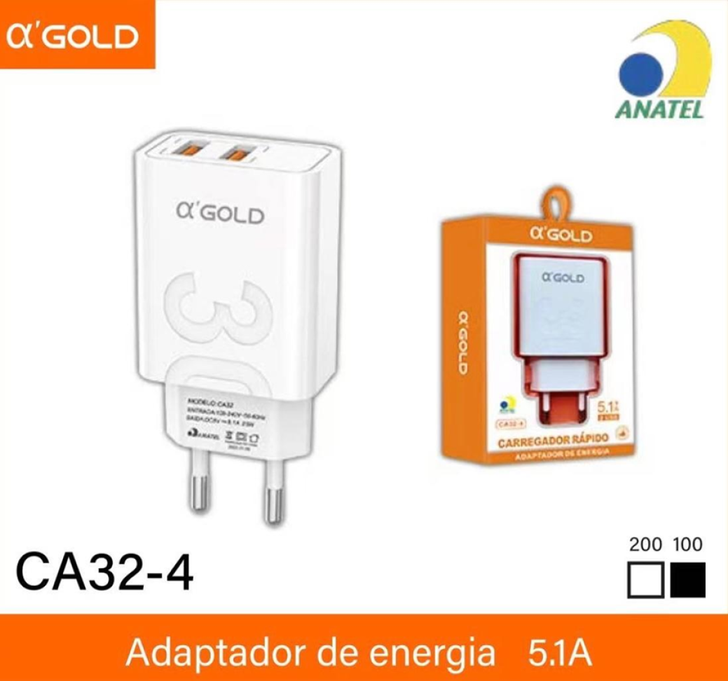 Fonte Carregador 5.1A 2USB
