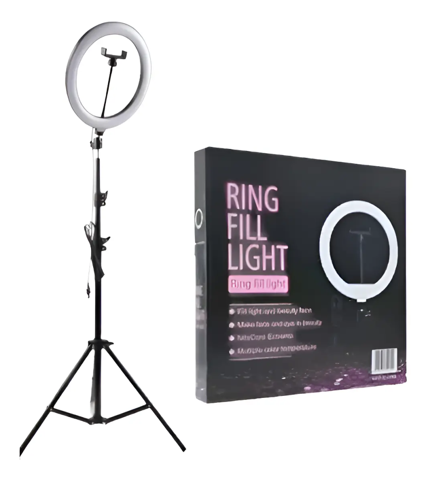 Ringlinght 10 Polegadas 26cm Led Luz Flash Com Tripe 210m