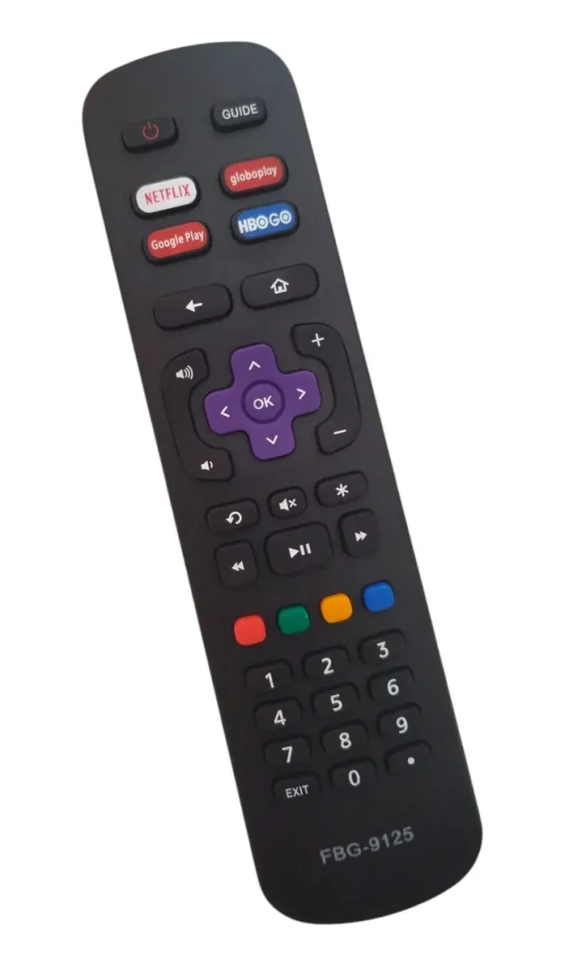 Controle Tv Aoc Roku Smartv